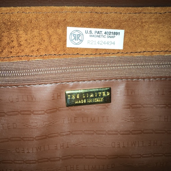 Cognac Leather Satchel - Picture 4 of 7